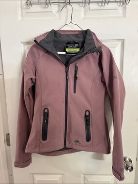Trespass Women's Softshell Rain Jacket in Dusty Mauve